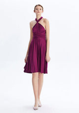 Plum Midi Convertible Infinity Dress
