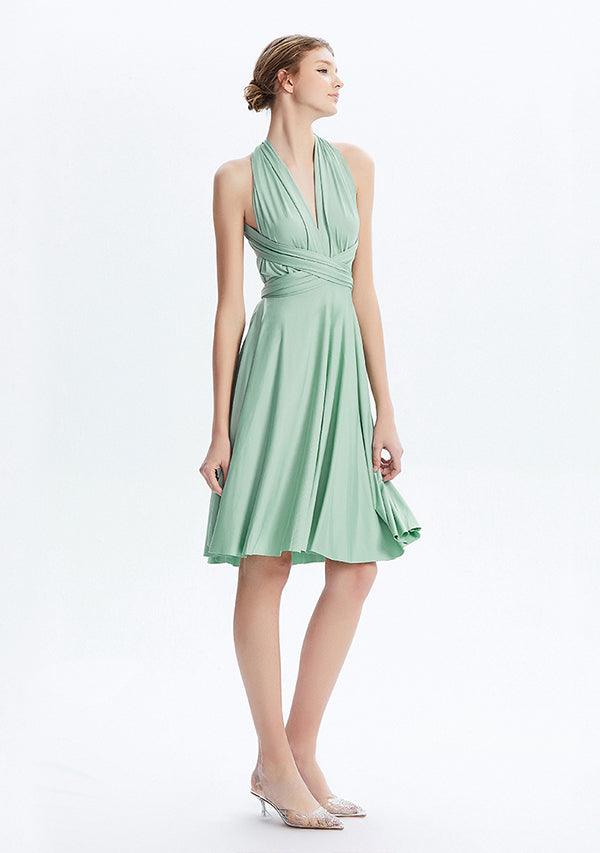 Buy Sage Green Midi Convertible Infinity Dress