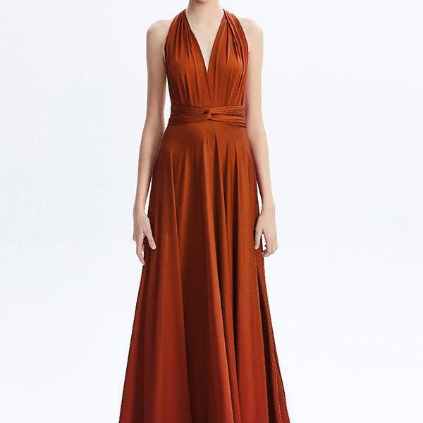 orange rustic dress Burnt Maxi Convertible Infinity Marigold Yellow Bridesmaid Dresses this vintage style cotton bodytype:Shop Standard size:Custom Stitched