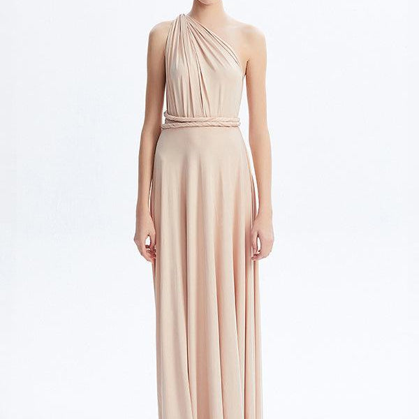 champagne color infinity dress Buy Champagne Maxi Convertible Infinity Dress