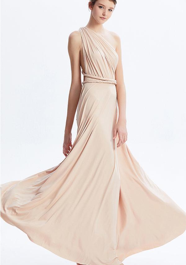 Buy Champagne Maxi Convertible Infinity Dress
