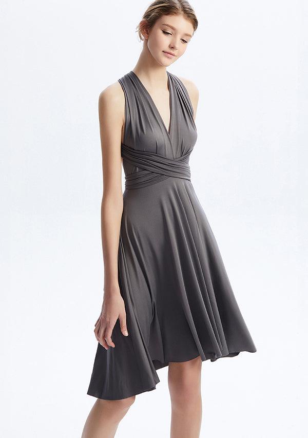 grey infinity dress Buy Charcoal Midi Convertible -InfiwingDress.com – InfinityDress.it-INFIWING cutout waist