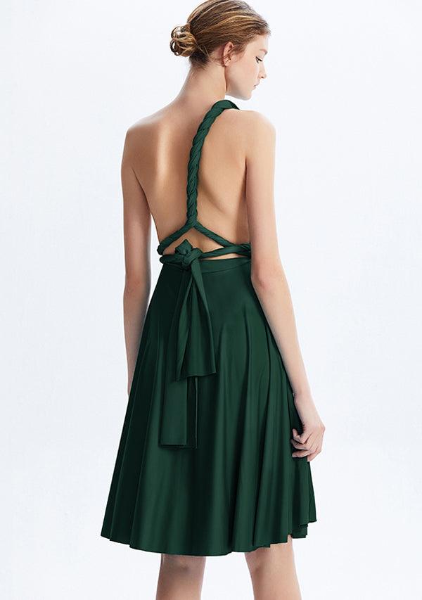 dark emerald green infinity dress Green Infinity Dress/Wrap Convertible Bridesmaid Dress/Plus Size Floor 45 inches / Plus(16-26)