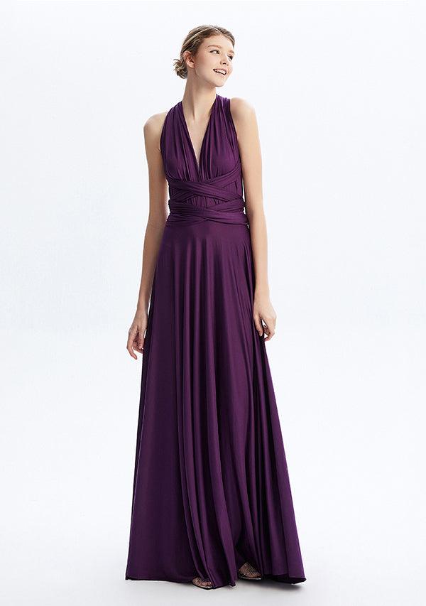 Buy Dark Purple Maxi Convertible Infinity Dress -InfiwingDress.com – InfinityDress.it-INFIWING