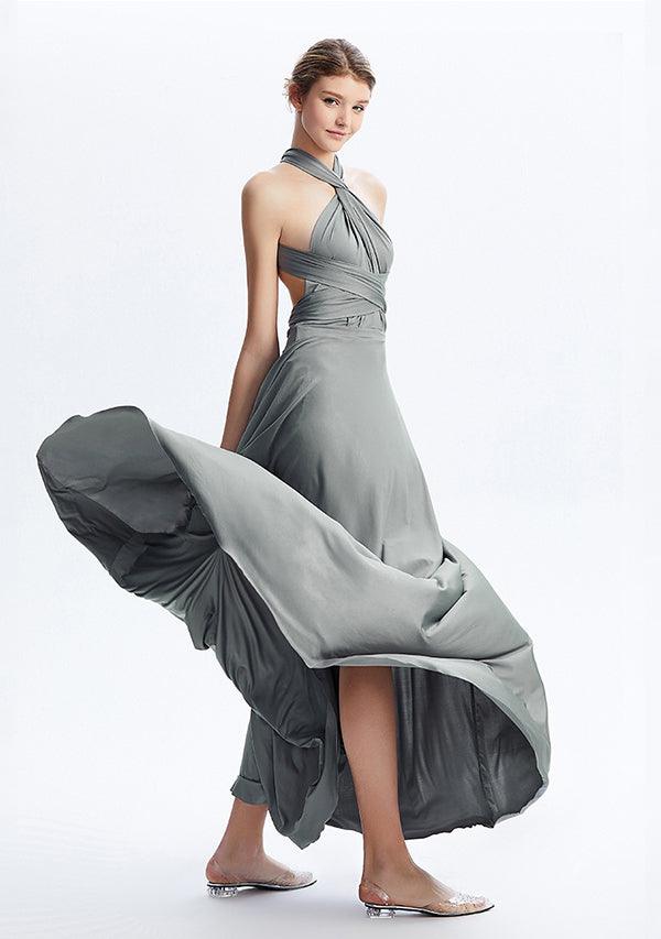 Buy Grey Maxi Convertible Infinity Dress -InfiwingDress.com – InfinityDress .it-INFIWING