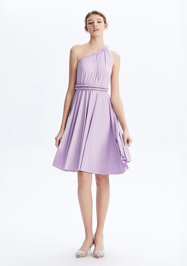 infinity dress light purple TDY Lilac Short Infinity Bridesmaid Dress  Thedaintyard