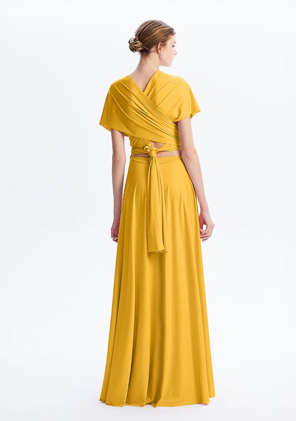 yellow gold infinity dress Gold Infinity Dress