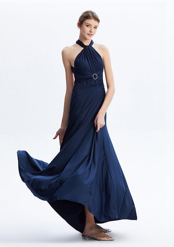 Buy Navy Blue Maxi Convertible Infinity Dress -InfiwingDress.com – InfinityDress.it-INFIWING