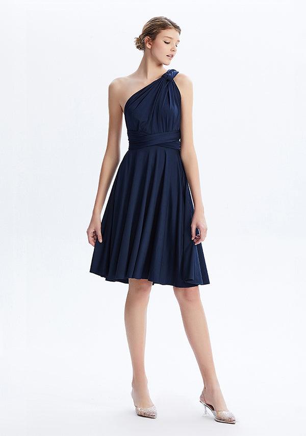 Buy Navy Blue Midi Convertible Infinity Dress -InfiwingDress.com – InfinityDress.it-INFIWING