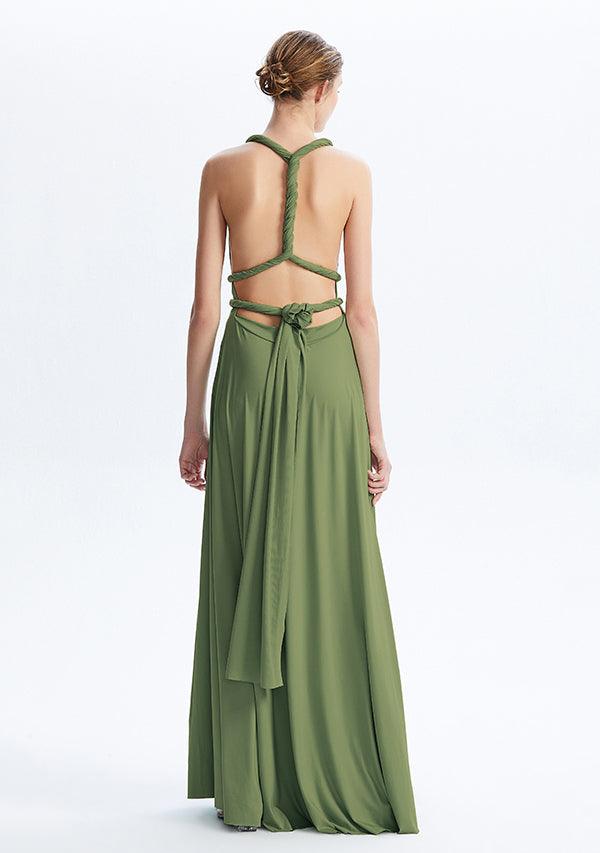 infinity dress olive green OLIVE GREEN Bridesmaid Dress/ Olive Green Dress / Convertible Dress / Infinity Dress/ Multiway Dress/ Multi Wrap Dress/Green Dress/Greenery