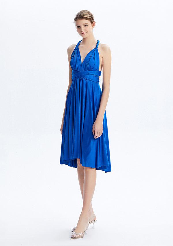 Buy Royal Blue Midi Convertible Infinity Dress