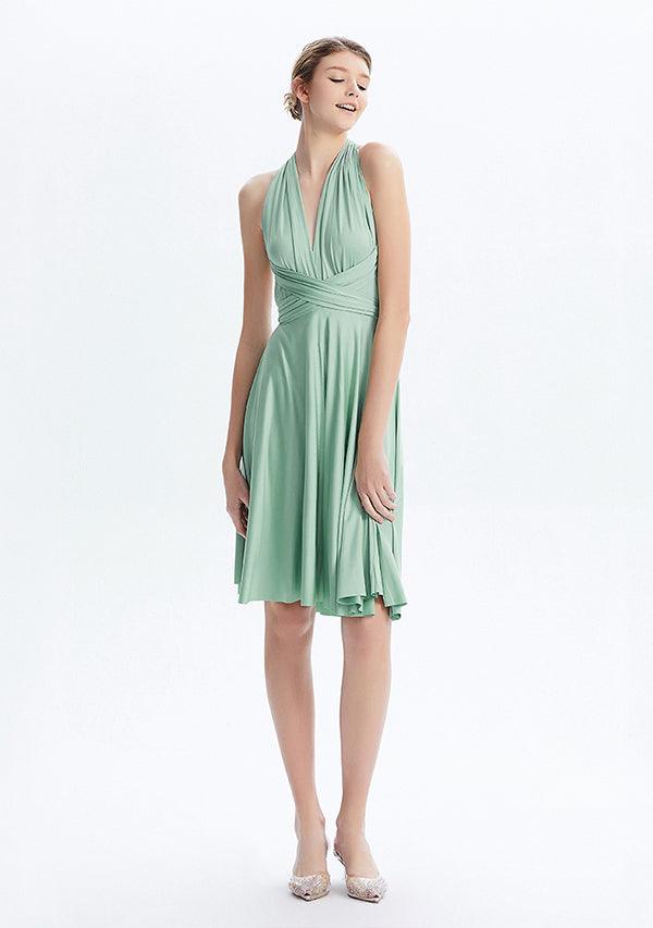 Buy Sage Green Midi Convertible Infinity Dress