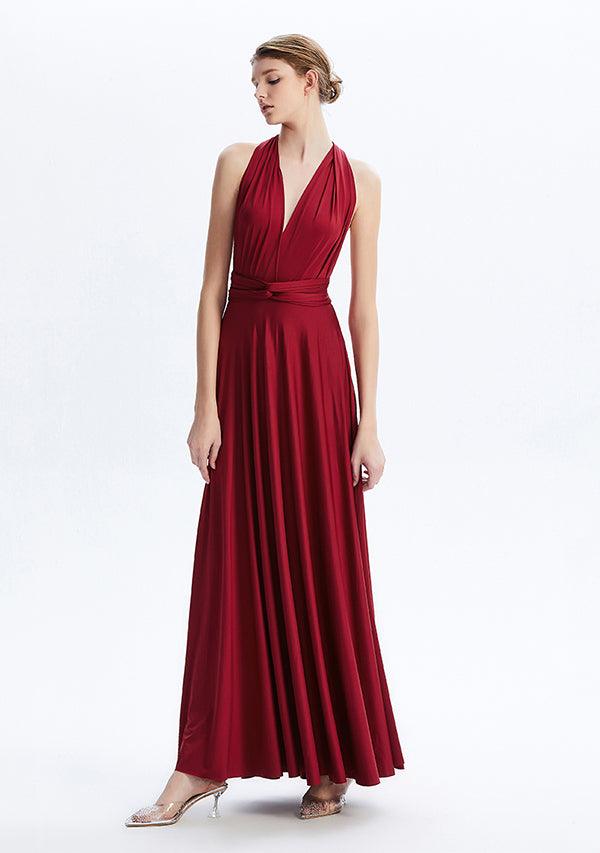 burgundy infinity dress Amazon.com: TPonline Infinity Dress Velvet Convertible Bridesmaid Dresses Long V Neck Transformer Formal Dresses for Women Burgundy : Clothing, Shoes & Jewelry